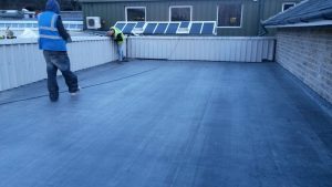 Portfolio - Rubber Flat Roof Installation